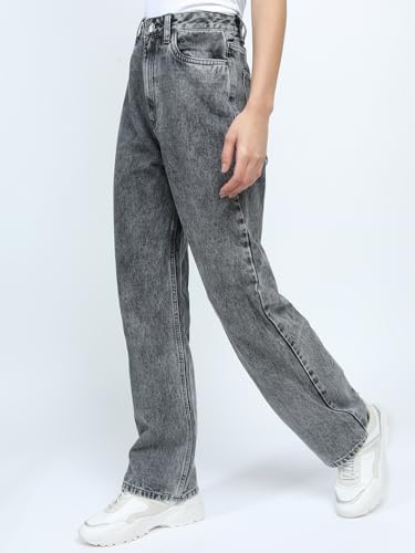 Image of Tokyo Talkies Women High Waist Straight Fit Jeans