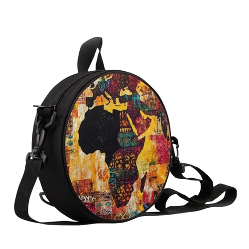 Image of Women Novelty Round Clock Shape Zippered Clock Purses for Women Tote Handbag Shoulder Bag, Gift for Mom Girlfriend