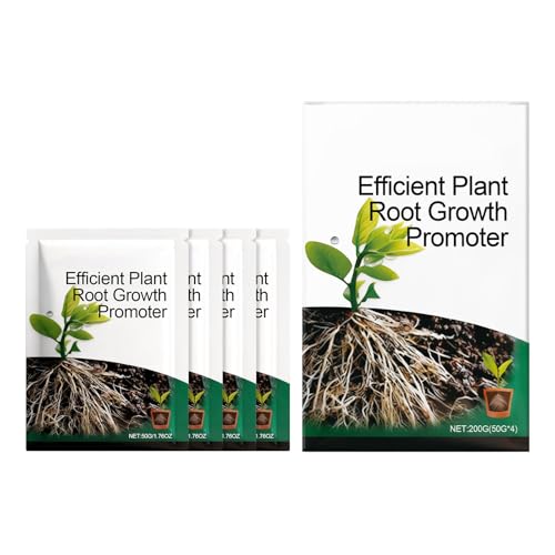 Poudre d'Enracinement pour Boutures - Croissance Rapide Racines | Activateur Sol Plants | Booster Racines 200g pour Fleurs & Pelouse, Concentré Nutritif pour Roots Fortes Jardin