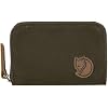 Fjallraven Zip Card Holder Wallet - Durable Compact Organizer with Zipper for Secure Everyday Carry, Dark Olive