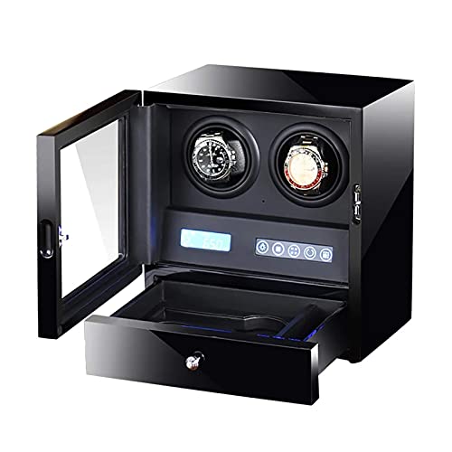 Caja giratoria para 2 relojes automáticos WQHPLMD con pantalla LCD 3
