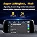 KINGFOXAM Compatible Mazda CarPlay & Android Auto Upgrade Kit, Compatible with Mazda 2/3/6/CX3/CX5/CX9/MX5 2015-2020, TK78-66-9U0C OEM Hub for MZD Connect System（New Version）