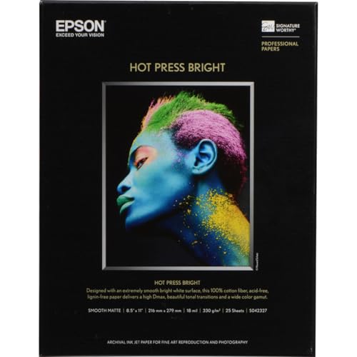 EPSS042327 - Epson Hot Press Bright Fine Art Paper