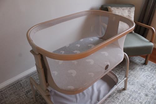 Image of Baby Bassinet Mattress Topper, Waterproof Replacement Pad with Removable & Washable Mattress Covers (for Maxi-COSI Lora)