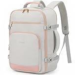 ETRONIK Ryanair Cabin Bags 40x30x20, 24L Underseat Travel Backpack Cabin Size Hand Luggage Bag with Side Pocket, 15 Inch Laptop Backpack, Waterproof Carry On Bag for Wizz Air, Easyjet, Grey
