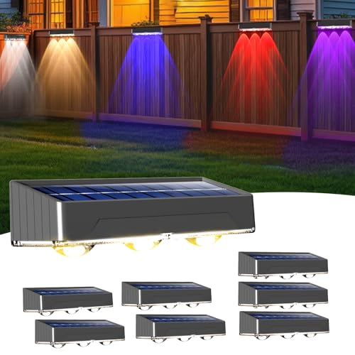 Lumière solaire de clôture automatique pour sécuriser les zones sombres du jardin
