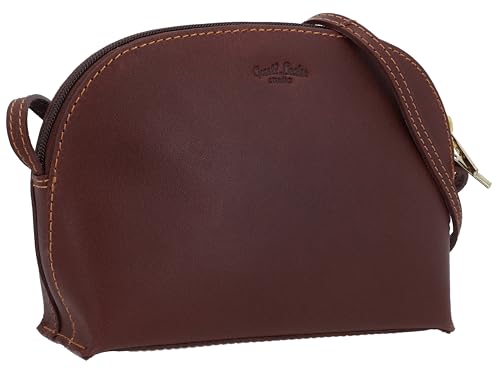 Gusti Leder Umhängetasche Caio – Handtasche Damen – Schultertasche & Crossbody Bag für Damen - Braun