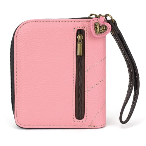 Image of CHALA Zip Around Wallet, Wristlet, 8 Credit Card Slots, Sturdy Pu Leather