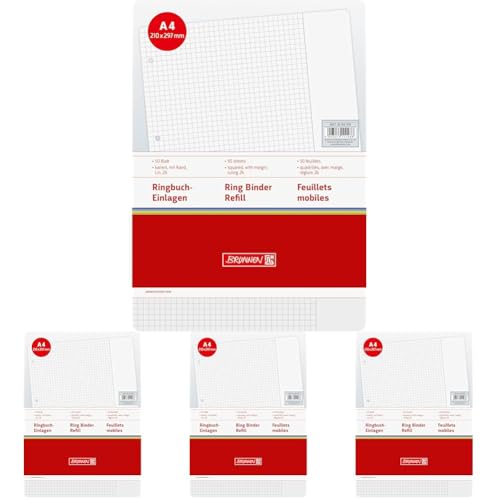 Brunnen Ringbucheinlage A4 Lin26 50Bl (Packung mit 4)