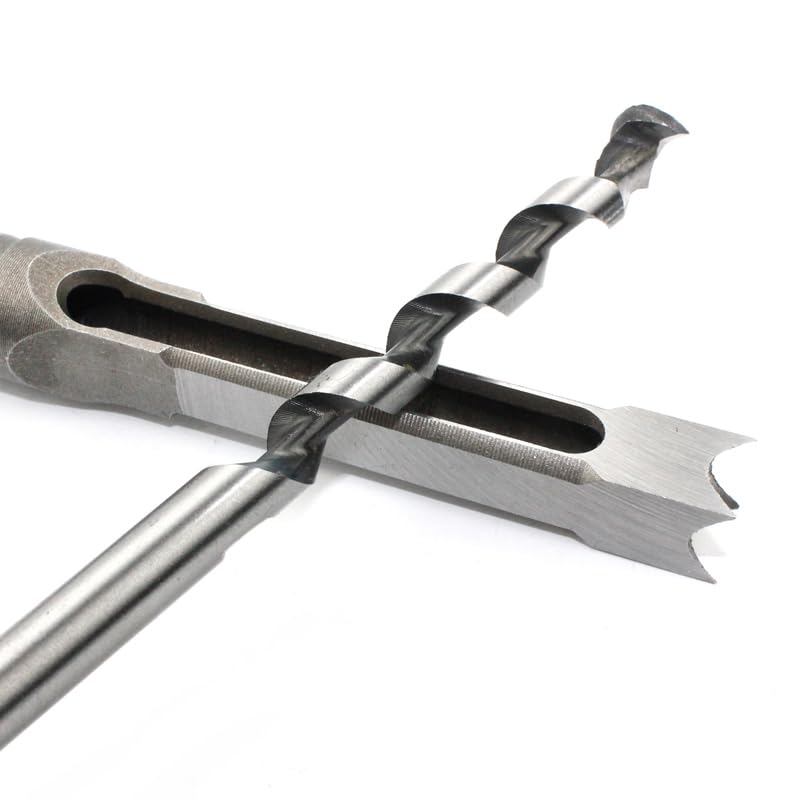6PCS HSS Punte Da Trapano Elicoidali Set Di Punte Da Trapano Per Mortasatura A Scalpello Quadrato Con Foro Quadrato Set Di Strumenti Per Trapano Per La Lavorazione Del Legno