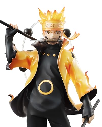 Statuette Megahouse Naruto Shippuden G.E.M. Series Naruto Uzumaki Six Paths Sage Mode 15Th Anniversary Ver. - 8