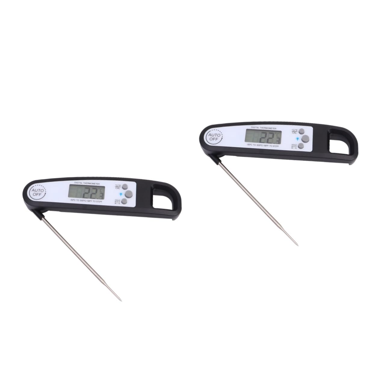 ABOOFAN 2st Grilltemperaturanzeige Digitales Sofort Lesbares Fleisch Kochen Elektronisches Backen Elektrisches Fleischthermometer Außentemperaturanzeige Küche Sonde Lebensmittel