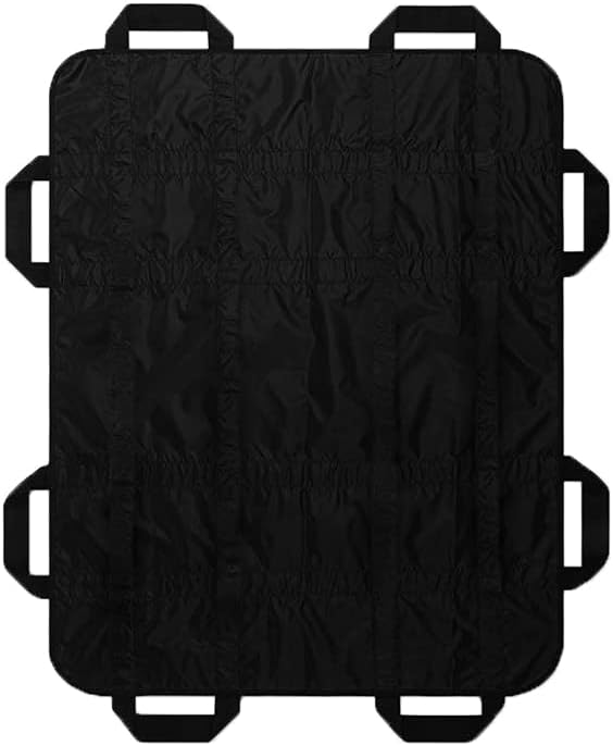 Positioning Bed Pad with Handles 48" X 40"Black Transfer
