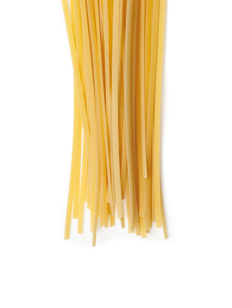 Italian Gourmet Linguine Pasta all'Uovo 12 x 500g Eiernudeln aus Italien | Sfoglia ruvida e porosa; mit Hartweizen und Eiern, nimmt Soßen besonders gut, Gesamtnettogewicht 6 kg + Kostenlos Polpa 400g