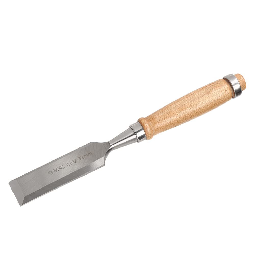 Scalpello per carpentiere, Utensili manuali Scalpelli in legno, acciaio legato al cromo vanadio Coltello per scalpello Lima per utensili in acciaio Strumenti per intaglio del legno 32mm