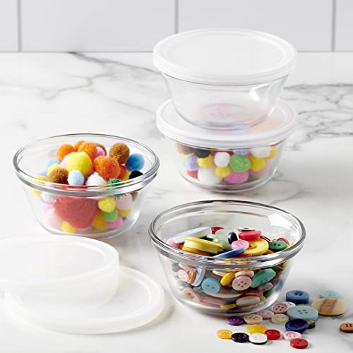 Anchor Hocking 6-Ounce Custard Cups With Lids, Set Of 4 #TOP4