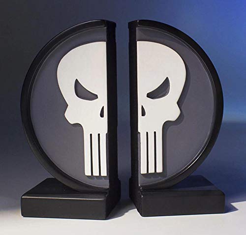 Marvel Punisher Logo Collectible Bookend : Gentle Giant: Amazon.sg