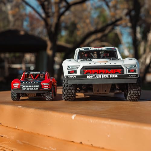 ARRMA RC Truck Mojave GROM 4x4 Smart Small Scale Desert Truck, RTR (with Battery and Charger Included) Red/Black ARA2104T1 image 3