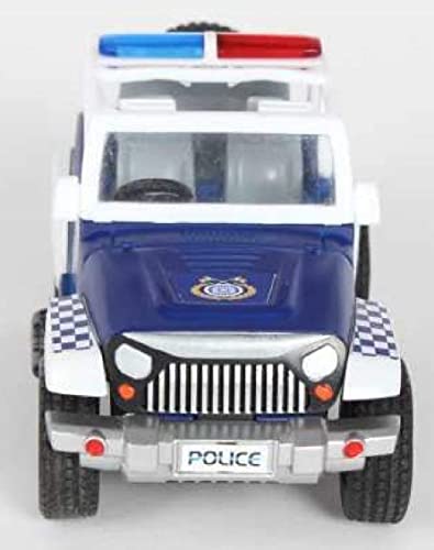 Image of Centy Toys Plastic Pull Back Car and Ranger Police Jeep, Multicolor, Kid