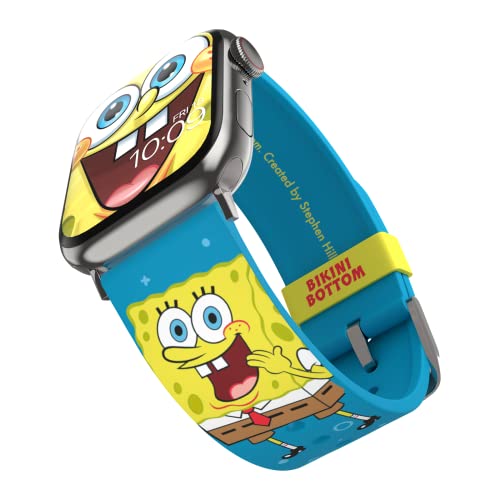 SpongeBob - Bikini Bottom Smartwatch Band - Officially Licensed, Compatible with Every Size & Series of Apple Watch (watch not included)