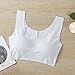 Tshirt Bras for Women Seamless Wire Free High Support 360 Stretch Longline Sport Bra Push Up Bra Full Coverage Underwear for Seniors Plus Size Clothes Fashion Trendy 2025 Summer Daily Light Grey