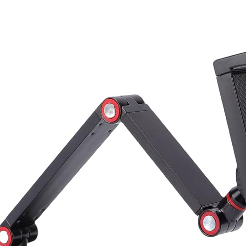 Support moniteur portable inclinable et bras de tablette pliable pour bureau - 6