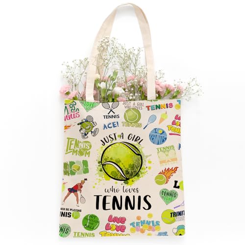 RBAFAO Tennis Accessories for Women - Inspirational Tennis Tote Bag Gifts for Girls & Players - Thumbnail 3