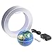 Magnetic Levitation Floating World Globe Desk, 4'' Electronic Antigravity Magnetic Levitating Floating Globe with Colorful LED World Map (English version)