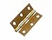 100 x Door Loose PIN Butt Hinges EB Brass Plated 75MM (3 inch)