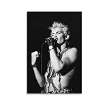 GERRIT Singer Billy Idol Art Poster Canvas Wall Art Poster For Room Aesthetic And DecorCanvas Painting Wall Art Poster for Bedroom Living Room Decor 24x36inch(60x90cm) Unframe-style
