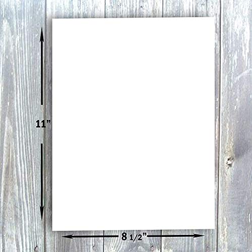 image for Hamilco White Cardstock Thick Paper - 8 1/2 x 11