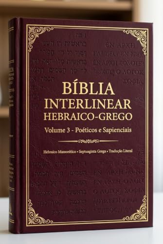 Bíblia Interlinear Hebraico–Grego (Septuaginta) — Volume 3: Poéticos e Sapienciais: Texto Massorético (BHS), Septuaginta (LXX), Transliteração, Glosas ... Literal e Almeida RA (Portuguese Edition)
