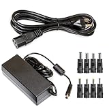 Kado Power Adapter 12V-5A 4A 3A 2.5A 2A 1A AC/DC Power Cord 5.5x2.1mm with 8 Tips Made for Sceptre Monitor, Echo Smart Speaker & Display, Webcam, Router, Mini PC, Projector, CCTV, Bluetooth Speaker