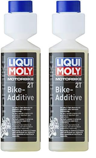 Liqui Moly Motorbike 2T Bike-Additive | 250 ml | Motorrad Benzinadditiv | Art.-Nr.: 1582, farblos (Packung mit 2)