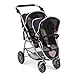 Produktbild Tandembuggy Vario, Zwillingsbuggy für Zwei Puppen, Puppenwagen für Kinder von 4 bis 8 Jahren, Melange Grau-Navy