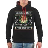Spaß Kostet Herren Kapuzenpullover Weihnachten Grüsse aus Ostdeutschland Größe M - 5XL
