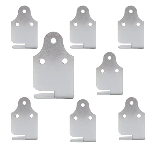 VIRTIONZ 8pc Trailer Stake Body Utility Rack Corner Connector Wood Panel Gate Side Latch Brackets Makes 4 Corners