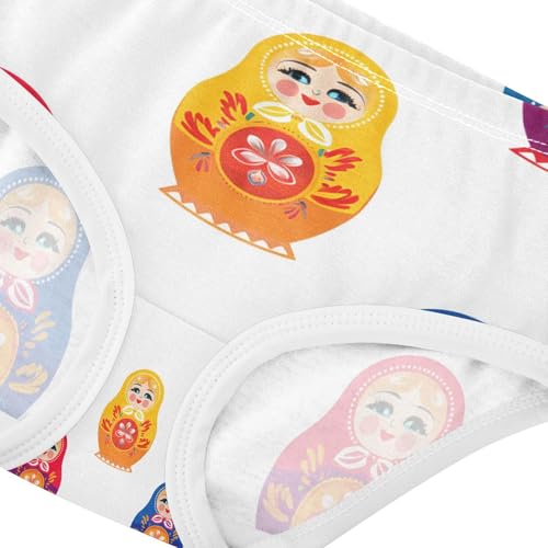 Colorful Russian Nesting Dolls Toddler Girls's Underwear 2T 202c11804
