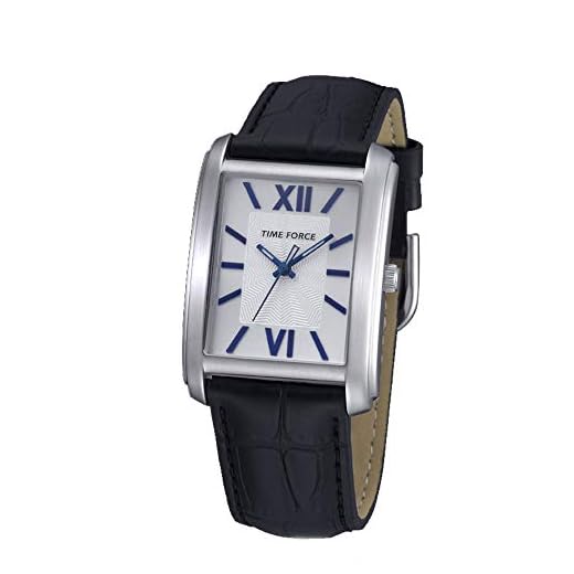 Time Force Reloj Analógico para Hombre de Cuarzo con Correa en Cuero TF4057L03