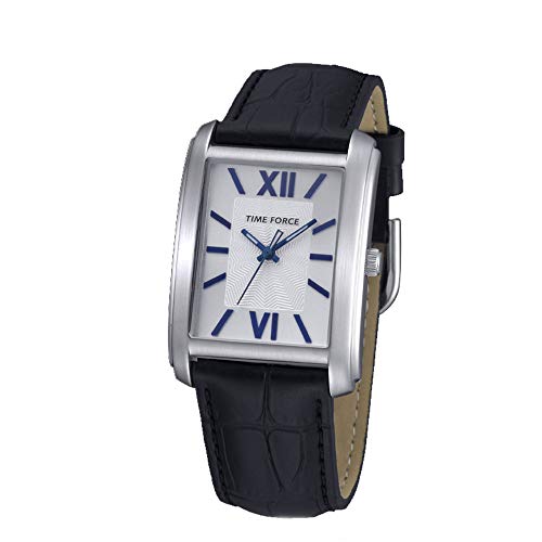 Time Force Reloj Analógico para Hombre de Cuarzo con Correa en Cuero TF4057L03