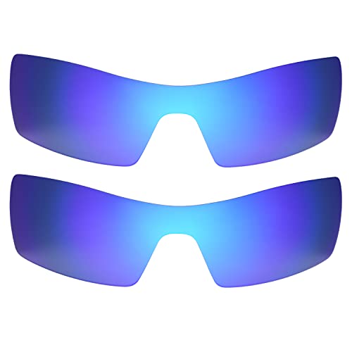 Verres polarisés Oakleys Oil Rig Bleu en lot de 2 pour changer vos lentilles de lunettes de soleil