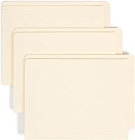 Vista 6 de Smead Shelf-Master 34099 - Carpetas de cierre con pestañas finales con bolsillos, 25 unidades, manila, pestaña de corte recto, 1 bolsillo
