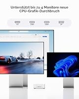 AOOSTAR MACO Mini PC Ryzen 7 PRO 8845HS(bis zu 5,1GHz) Barebone Mini Desktop Computer Kein RAM Keine M.2 SSD, Micro Gaming PC OCuLink/2xUSB4/2x2,5G LAN/4K Quad-Display/Fingerabdruck Entsperren – Ansicht 9
