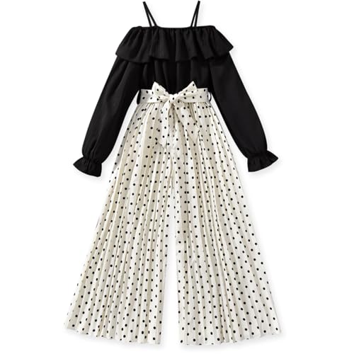 HIHA Size 12 Girls Jumpsuits Little Off the Shoulder Romper