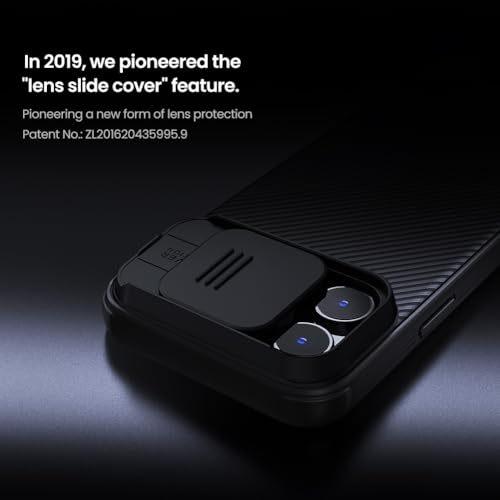 Image of Mangix for iPhone 16 Pro Max Case with Camera Cover,Slim Fit Thin Polycarbonate Protective Shockproof Cover with Slide Camera Cover, Upgraded Case for Phone 16 Pro Max 6.9inch 2024 Black