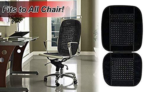 Image of Ultra Comfort Massage Cool Car Velvet Bead Seat Cushion for Swift
