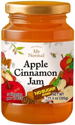 My Normal No Sugar Apple Cinnamon Jam - Keto, Diabetic-Friendly 11.28 oz