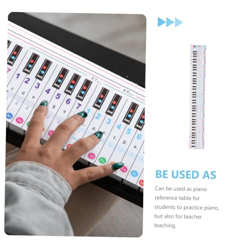 DRESSOOS 88 Papier Pratique Handroll Clavier Pliant Claviers Ordinateur Portable Stickers Piano à Clavier Accessoires Pour Pianos Couvre-clés Kit D’accordage De Piano Réglage Musique - Les Beatles, Paul McCartney, John Lennon, RIngo Starr, George Harrison DRESSOOS 88 Papier Pratique Handroll Clavier Pliant Claviers Ordinateur Portable Stickers Piano à Clavier Accessoires Pour Pianos Couvre-clés Kit D'accordage De Piano Réglage Musique – Image 6