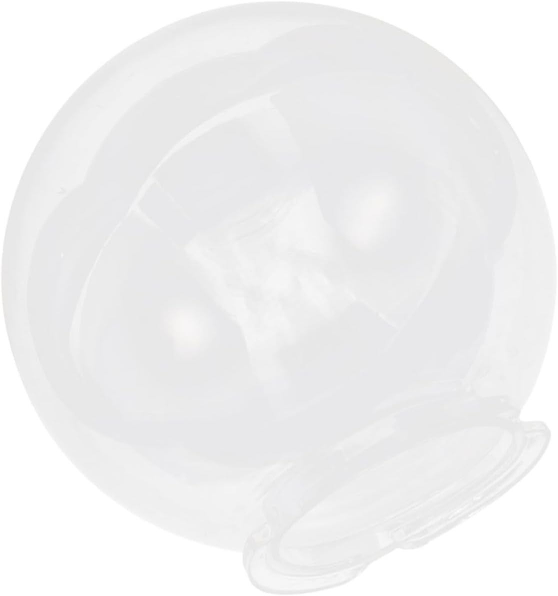 Vaguelly Globe Lamp Shade Cover for Outdoor Post Lighting Waterproof Replacement Globe Light Cover Smooth Finish for Garden and Patio Use