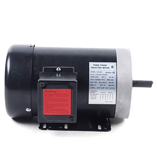 2Hp 3450 Rpm 56C Frame Air Compressor 60Hz 208-230 Volts 3 Phase Electric Motor #TOP4